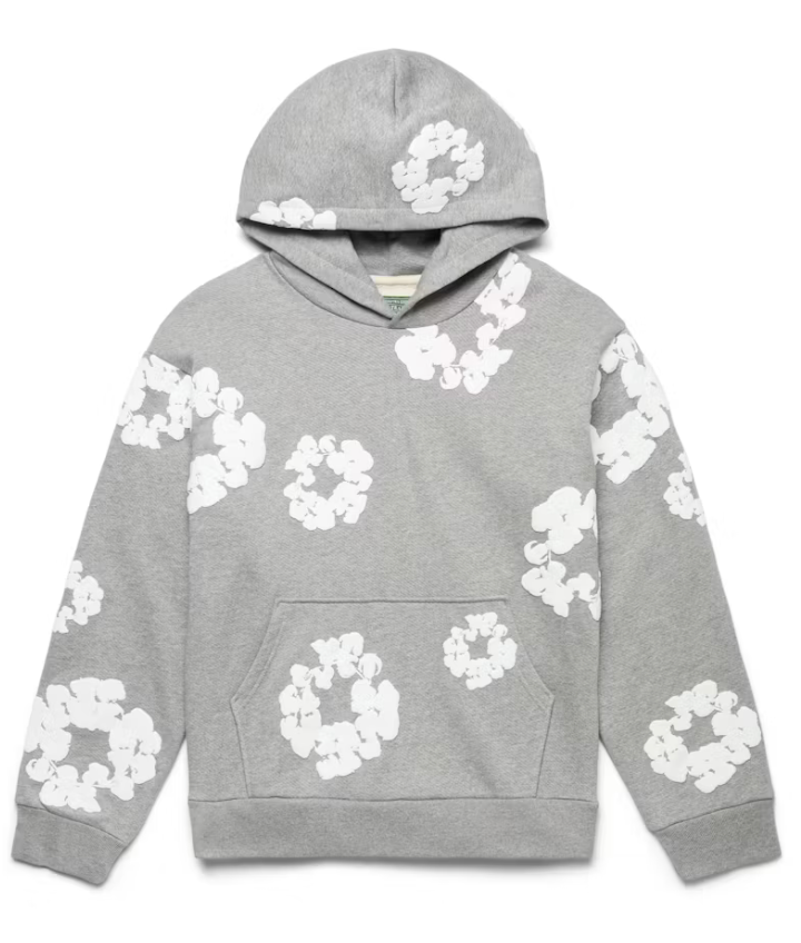 Denim Tear Hoodie "Grey"