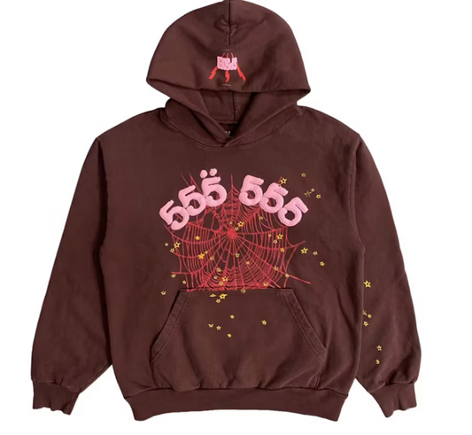 Sp5der Hoodie "Brown"