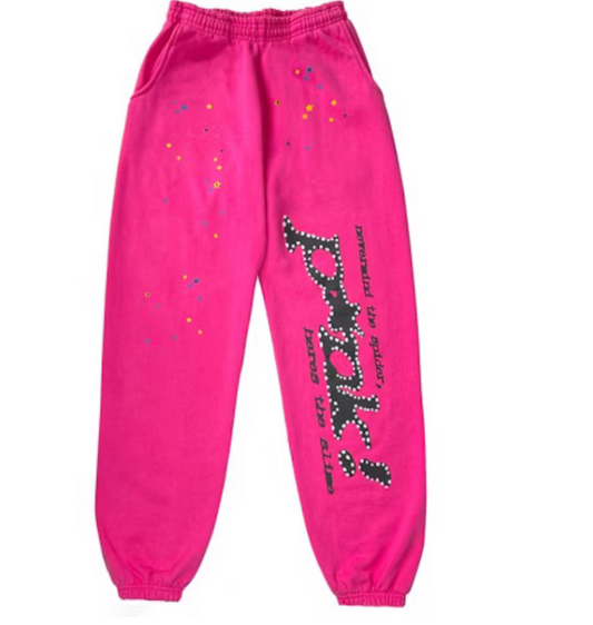 Sp5der Pants "P*nk"